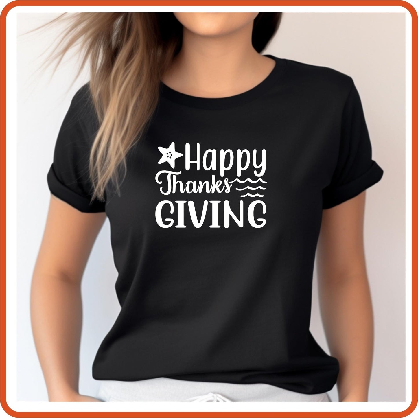 Thanksgiving Graphic T Shirts| Unisex | SEC Apparel | Happy Thanksgiving - secapparelonline