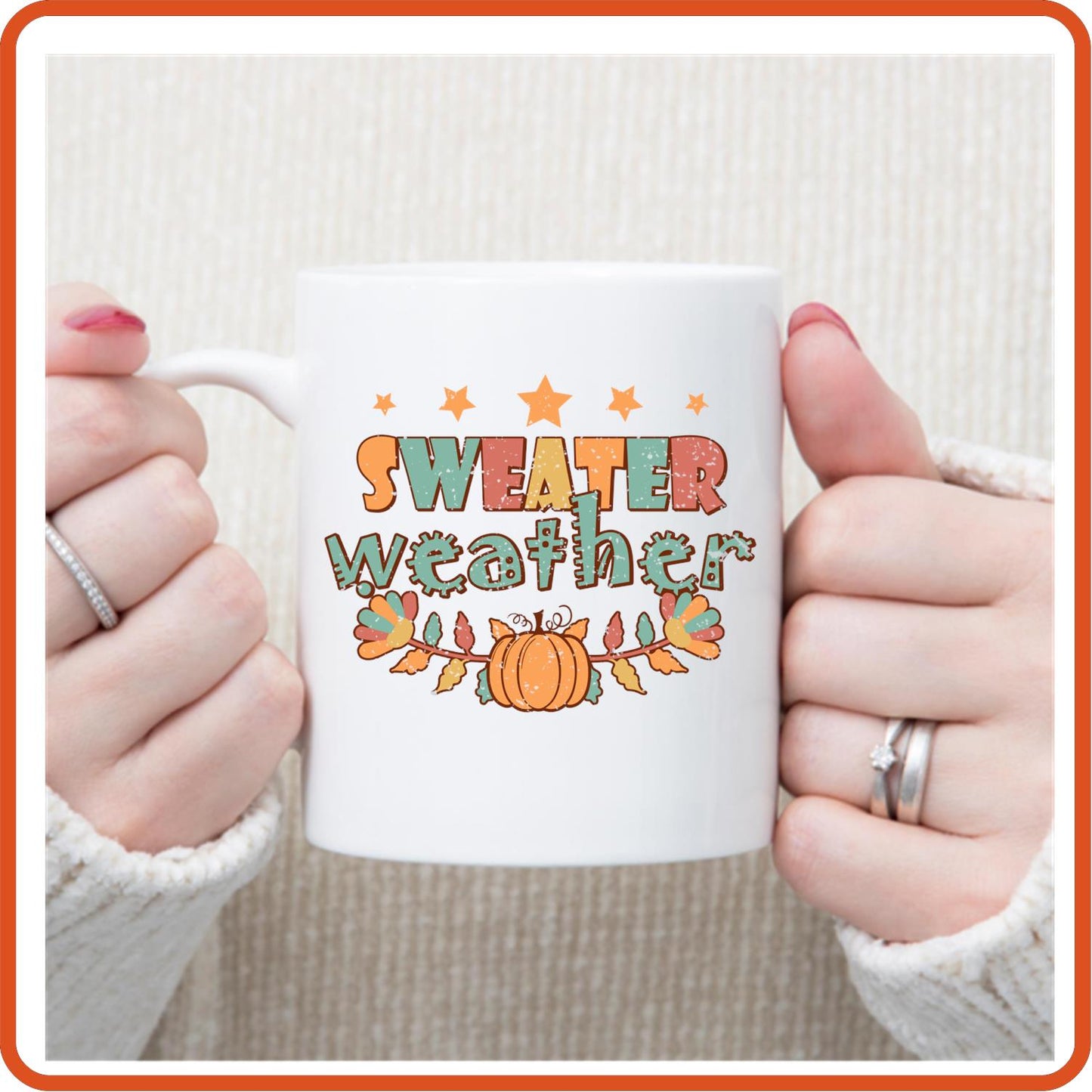 Thanksgiving Mugs - 11oz Coffee Mug | Gift | SEC Apparel | Sweater Weather - secapparelonline