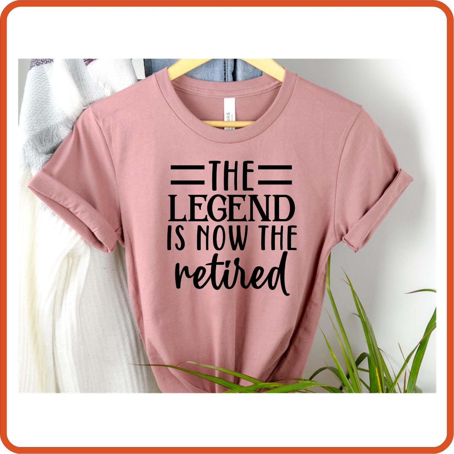 The Legend Is Now The Retired | Retirement Iron On Decals Patches by SEC Apparel - secapparelonline