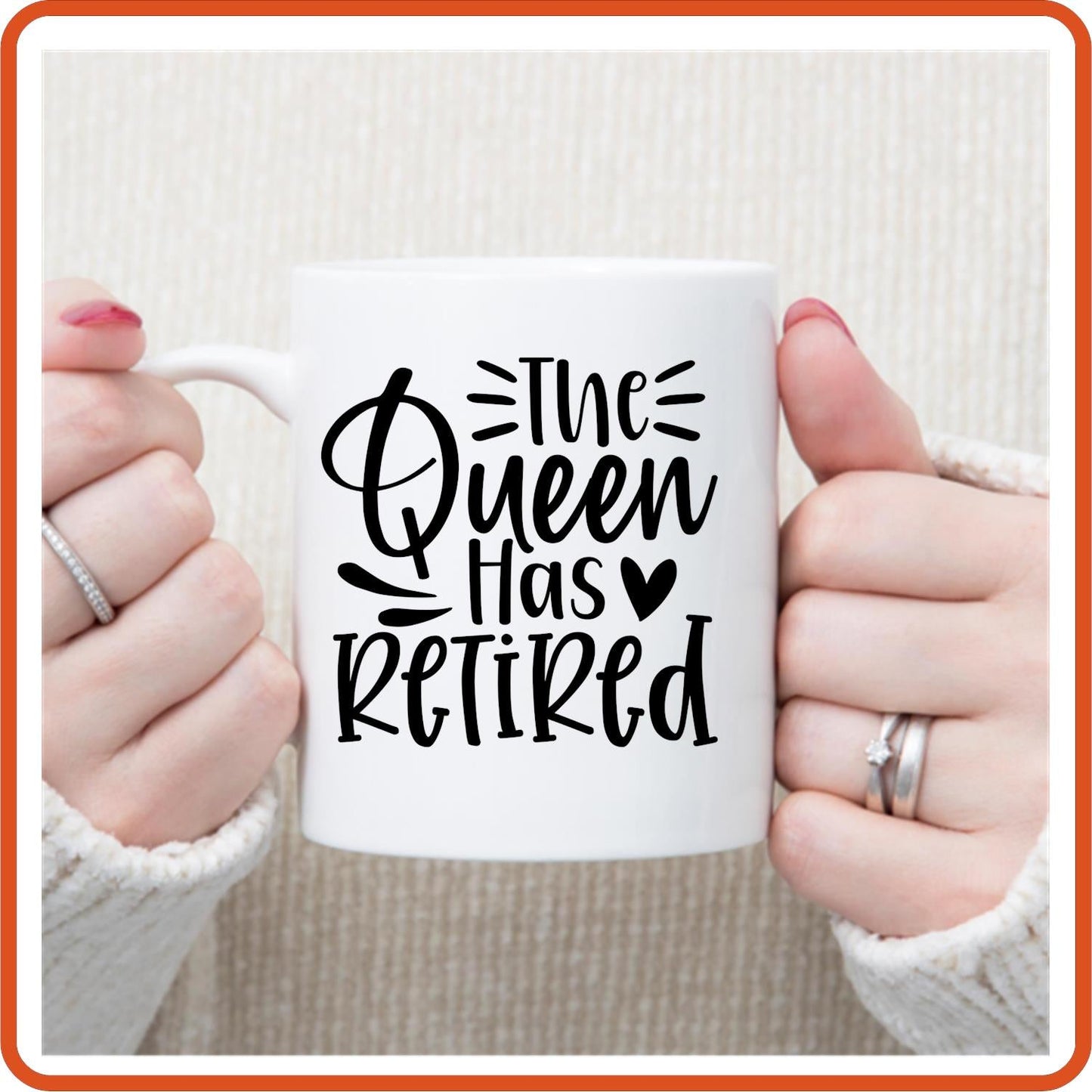 The Queen Has Retired | Retirement Mugs - 11oz Coffee Mug by SEC Apparel - secapparelonline