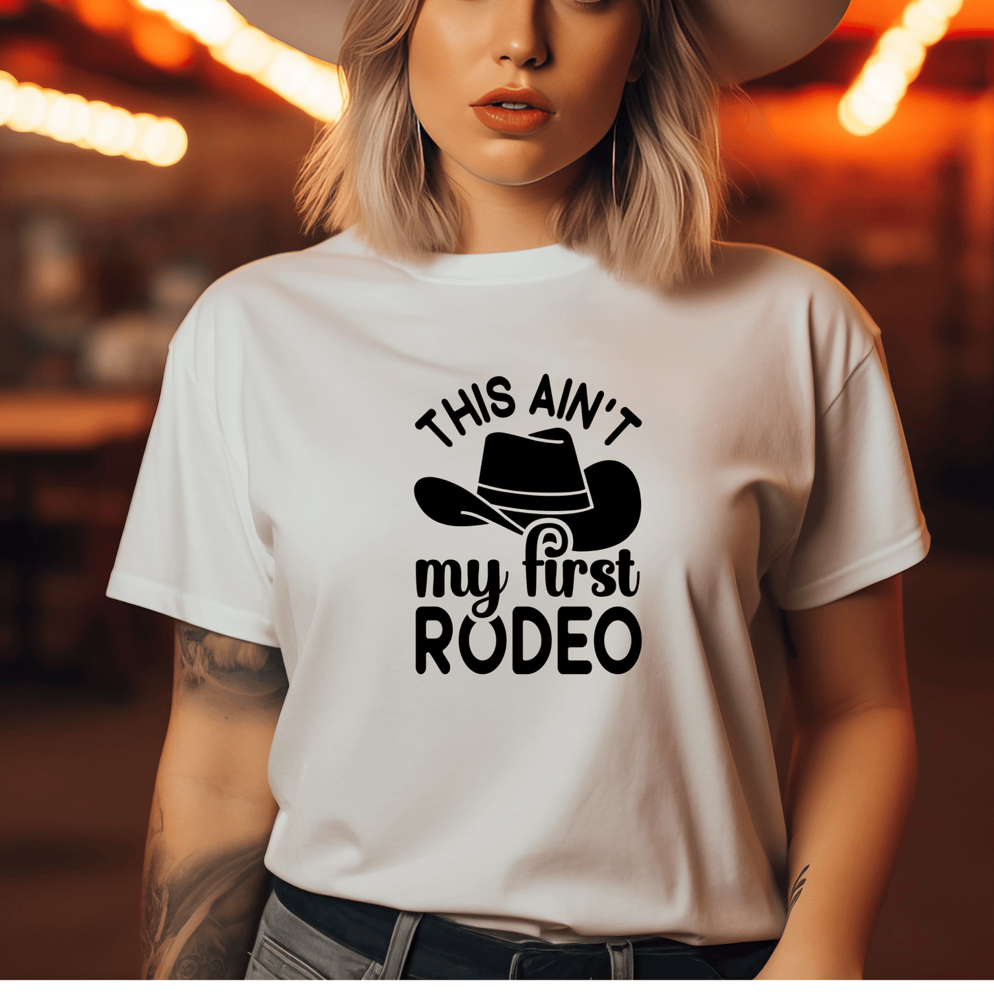 This ain't my first rodeo Shirt | Crew neck | V Neck| Sweatshirt | Hoodie - secapparelonline