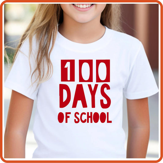 100 Days of School | Back to School Shirts | T-Shirts by SEC Apparel - secapparelonline
