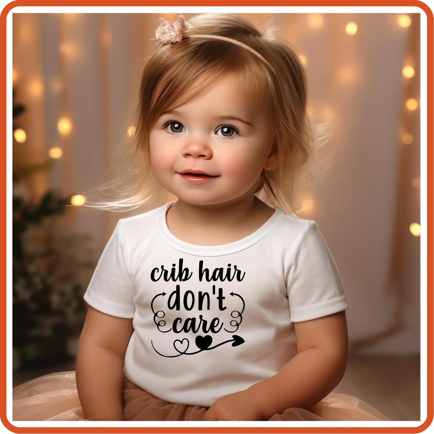 Crib Hair Don't Care | New Baby Shirt Bodysuit Onesies by SEC Apparel