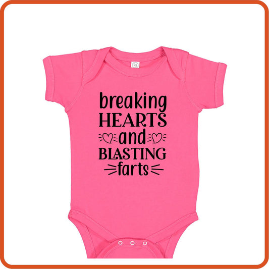 Breaking Hearts | New Baby Shirt Bodysuit Onesies by SEC Apparel