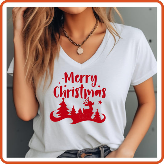 Christmas Graphic T Shirts| Unisex | SEC Apparel | Merry Christmas v.1