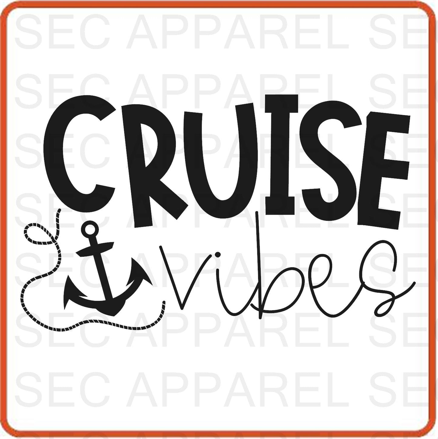 Cruise Vacation Iron On Decals Patches transfers vinyl  for shirts, clothing | Cruise Vibes