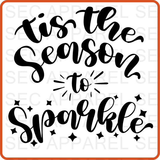 Christmas Iron On Decals Patches transfers vinyl  for shirts, clothing | SEC Apparel | Season to Sparkle