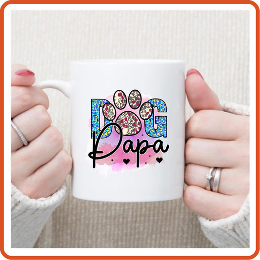 Dog Mugs -11oz Coffee Mug | Pets Lover Mugs | Dog Papa