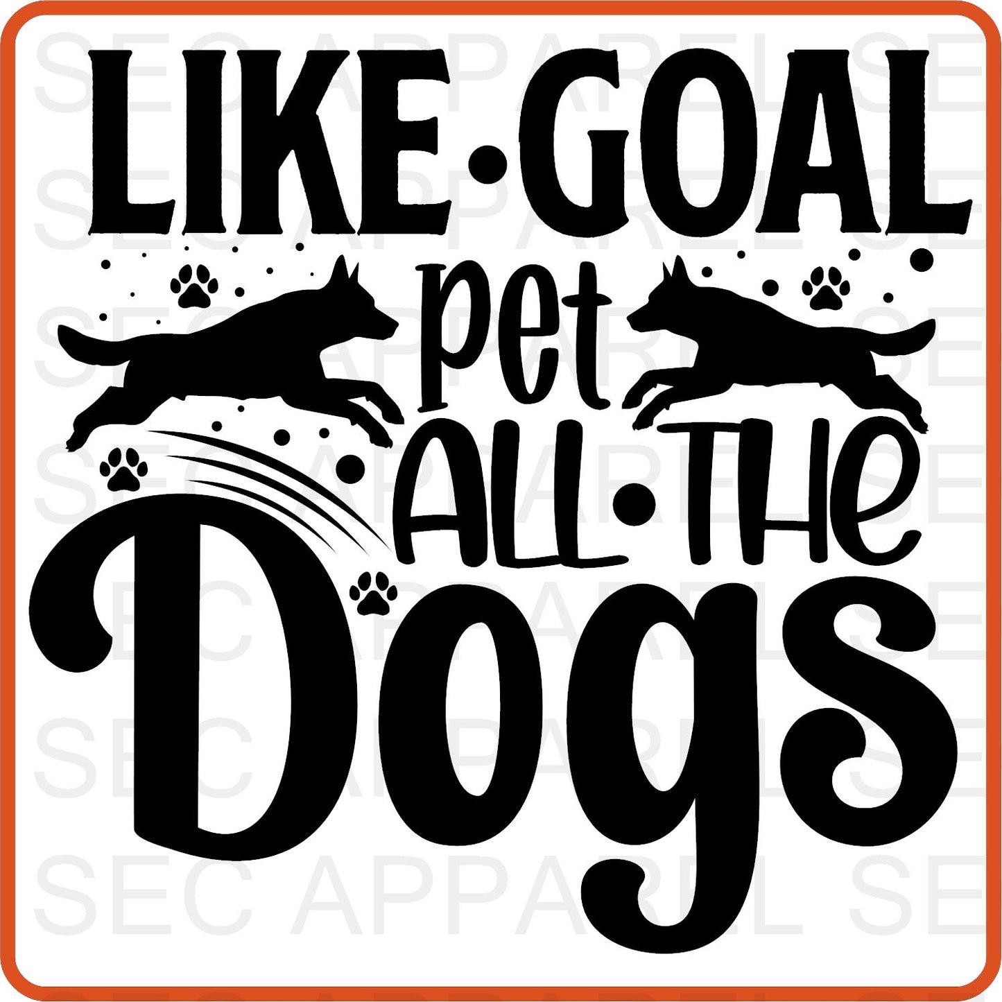 Dog Iron On Decals Patches transfers vinyl  for shirts, clothing | Pets Lover | Like Goal Pet all the Dog