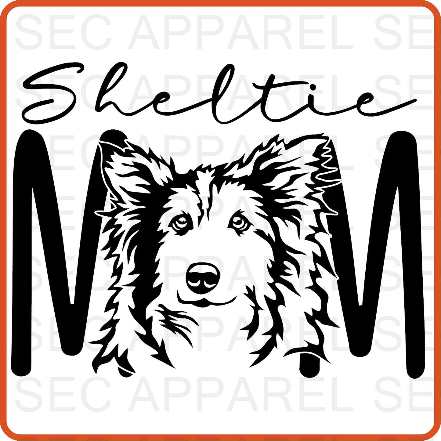 Dog Iron On Decals Patches transfers vinyl  for shirts, clothing | Pets Lover | Sheltie Mom