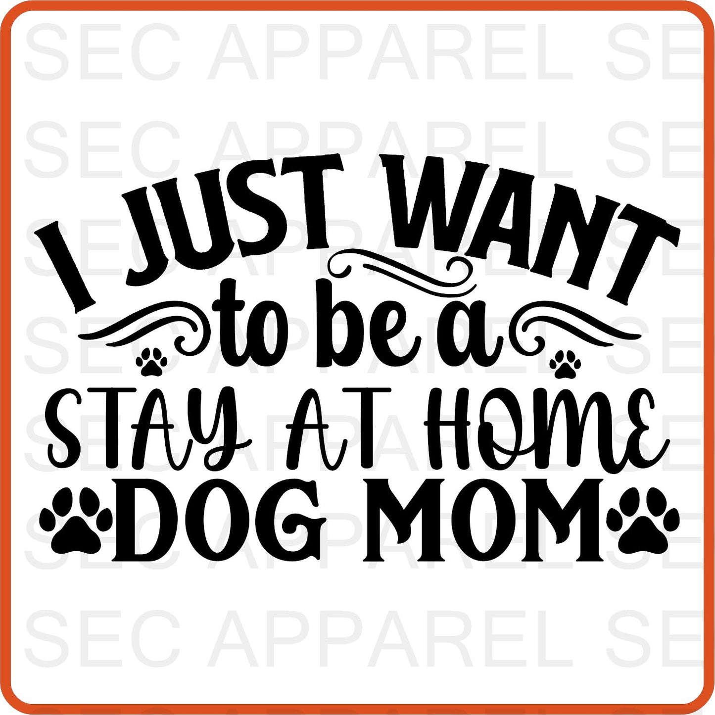 Dog Iron On Decals Patches transfers vinyl  for shirts, clothing | Pets Lover | I Just Want to be a Stay At Home