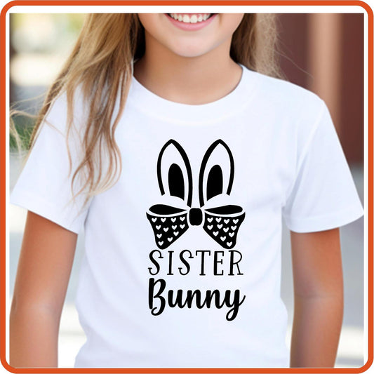 Easter Graphic T-shirts | Easter Shirts | SEC Apparel | Bunny Family| Sister Bunny