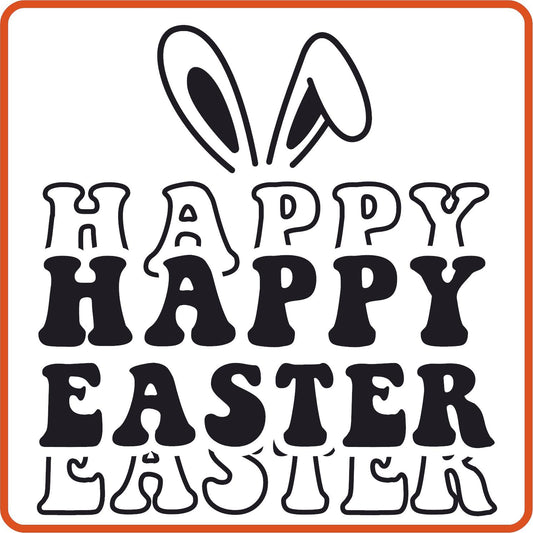 Easter Iron On Decals Patches transfers vinyl  for shirts, clothing | Happy Easter