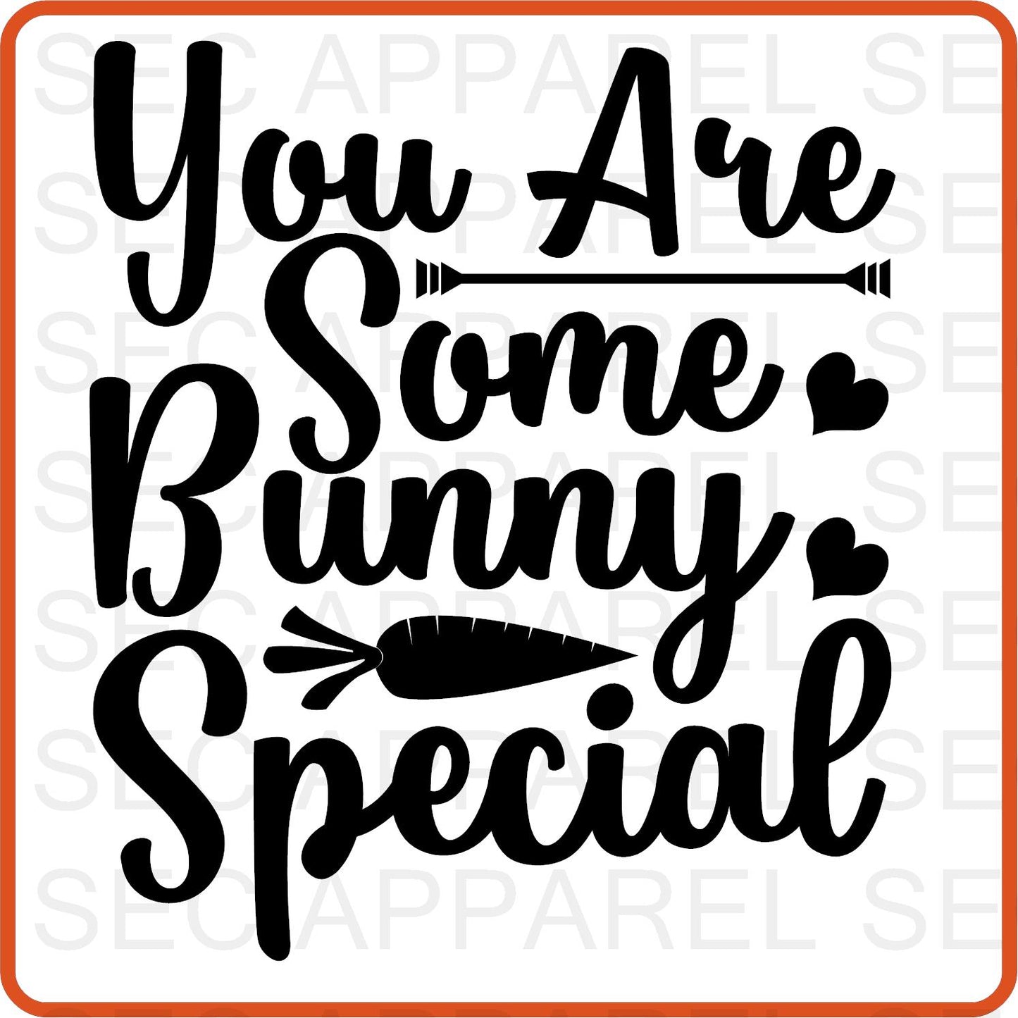 Easter Iron On Decals Patches transfers vinyl  for shirts, clothing | You Are Some Bunny Special