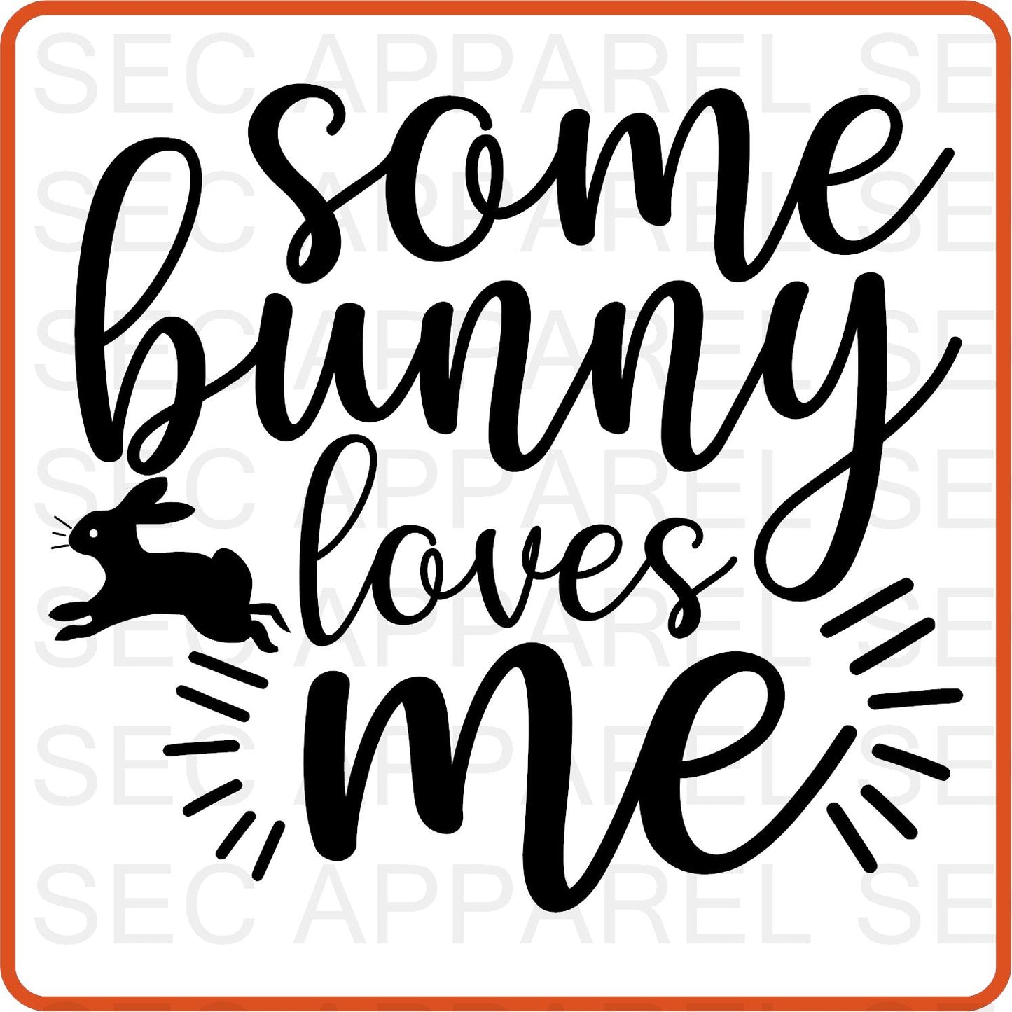 Easter Iron On Decals Patches transfers vinyl  for shirts, clothing | Some Bunny Loves Me