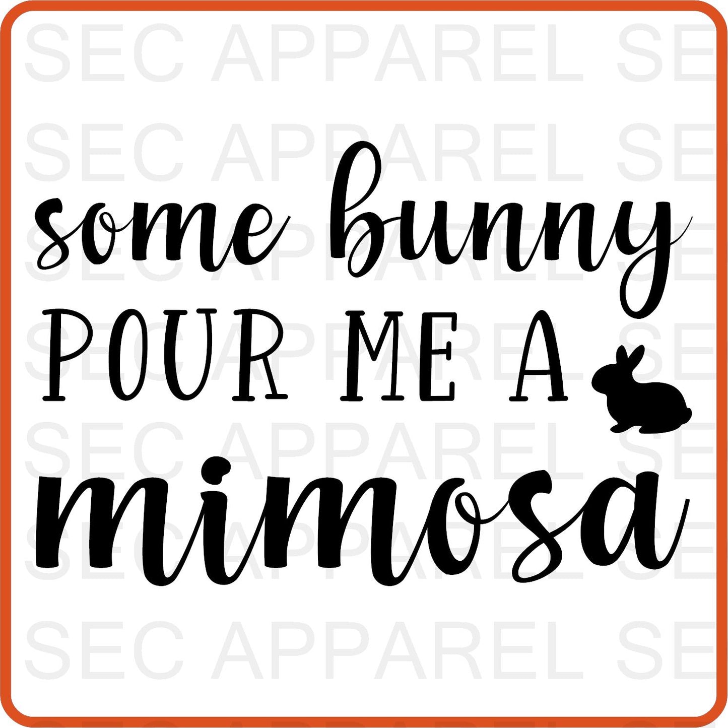 Easter Iron On Decals Patches transfers vinyl  for shirts, clothing | Some Bunny Pour Me A