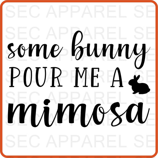 Easter Iron On Decals Patches transfers vinyl  for shirts, clothing | Some Bunny Pour Me A