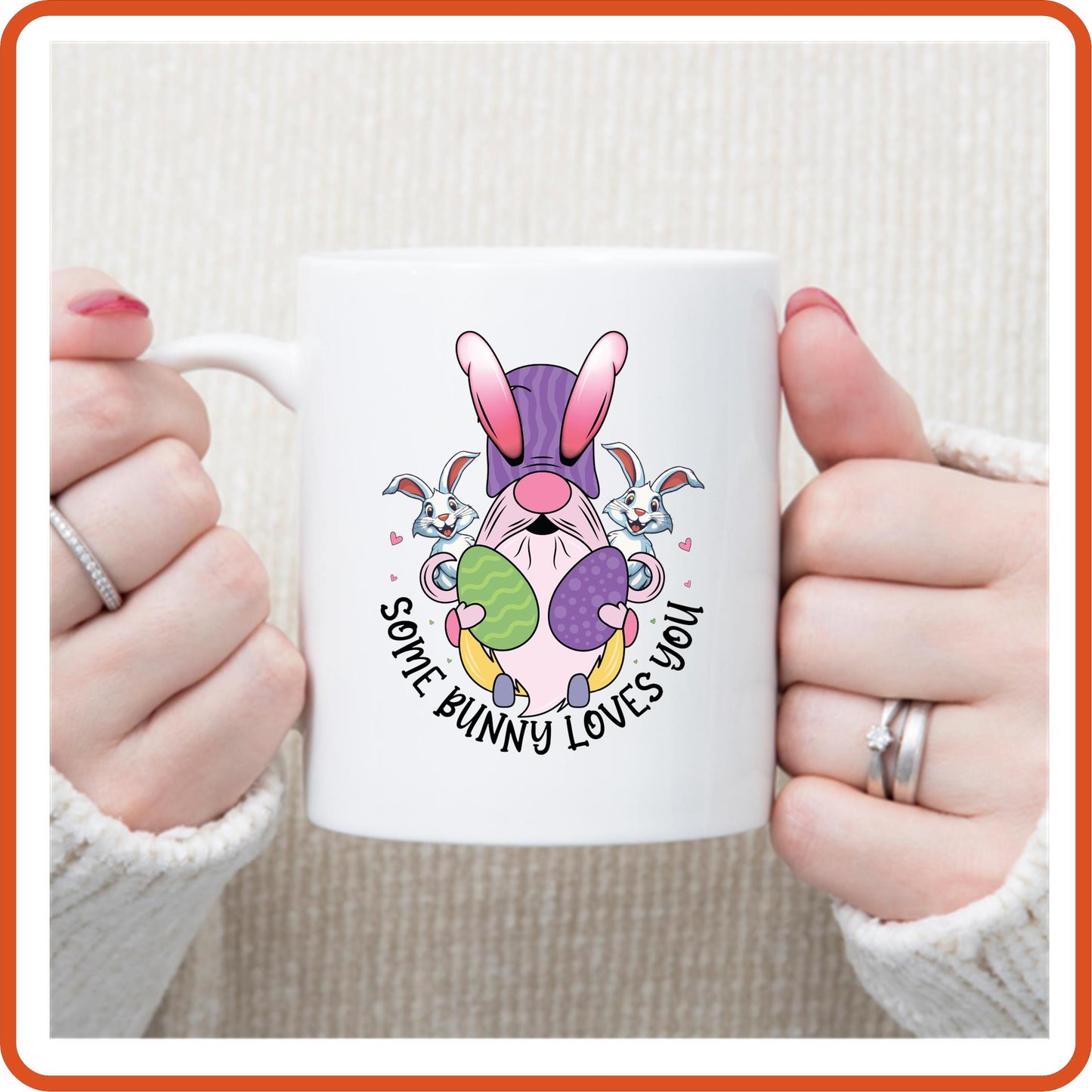 Easter Mugs -11oz Coffee Mug |  Gift | SEC Apparel | Some Bunny Loves You