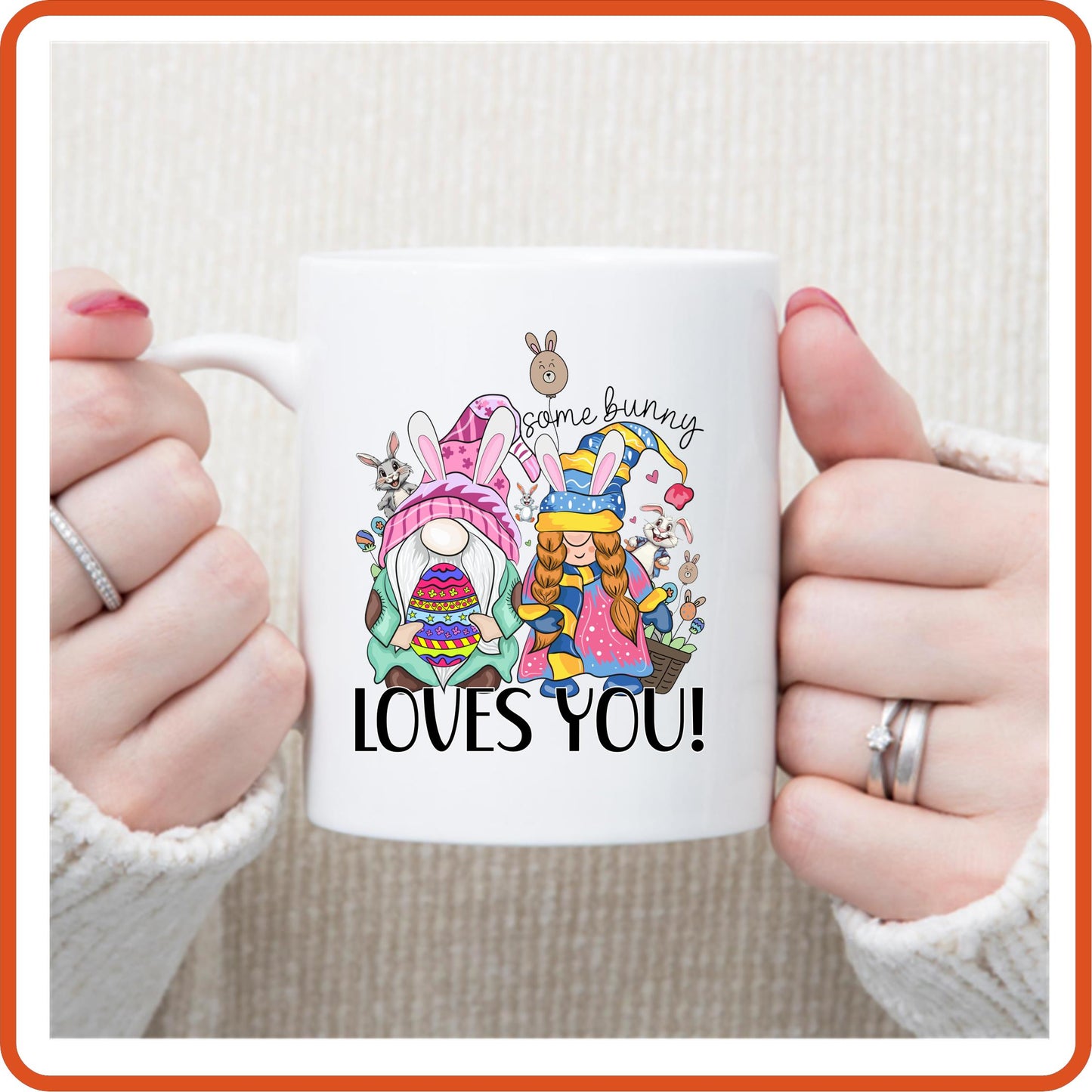 Easter Mugs -11oz Coffee Mug |  Gift | SEC Apparel | Some Bunny Loves You