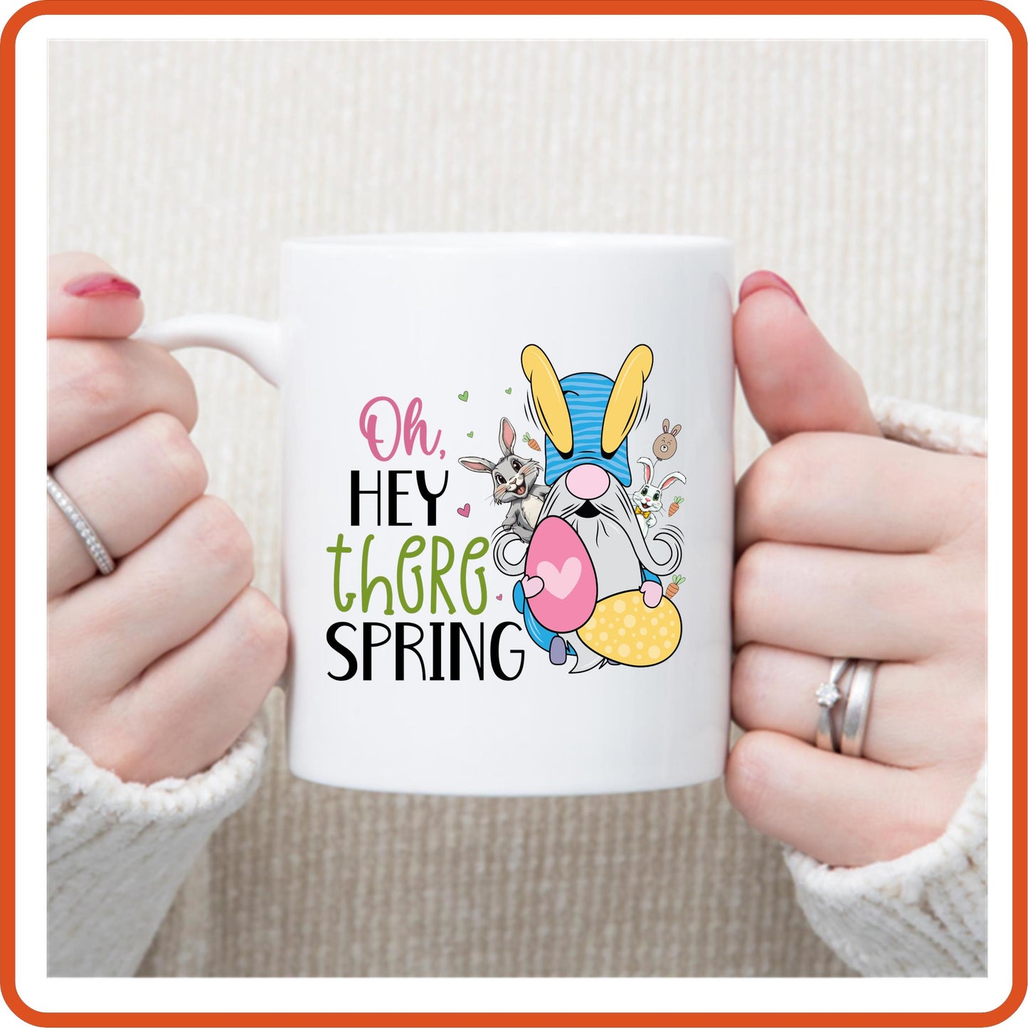 Easter Mugs -11oz Coffee Mug |  Gift | SEC Apparel | Oh Hey There Spring