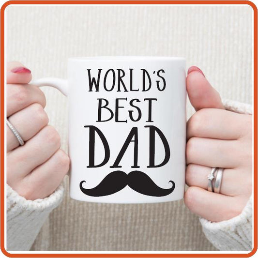 World's Best Dad -11oz Fathers Day Mug by SEC Apparel