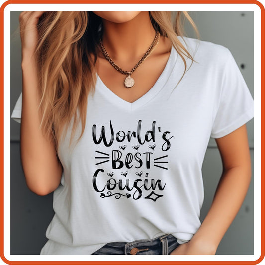 World's Best Cousin | Family Shirts | T-Shirts by SEC Apparel