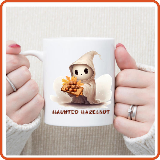 Halloween Mugs -11oz Coffee Mug | SEC Apparel | Haunted Hazelnut