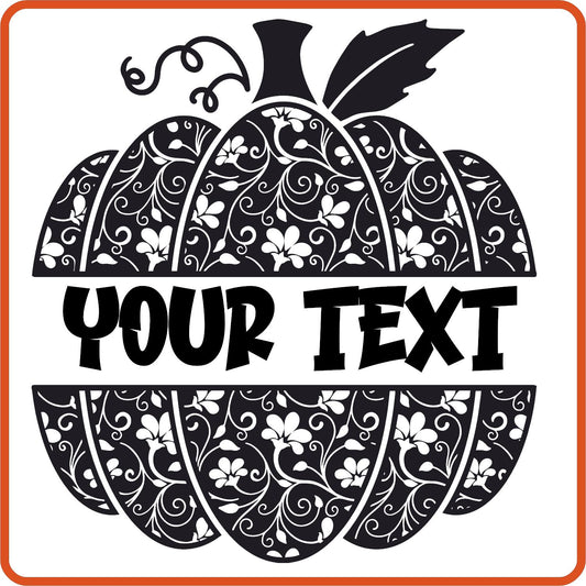 Halloween Iron On Decals Patches by SEC Apparel | Custom Personalized Pumpkin 1