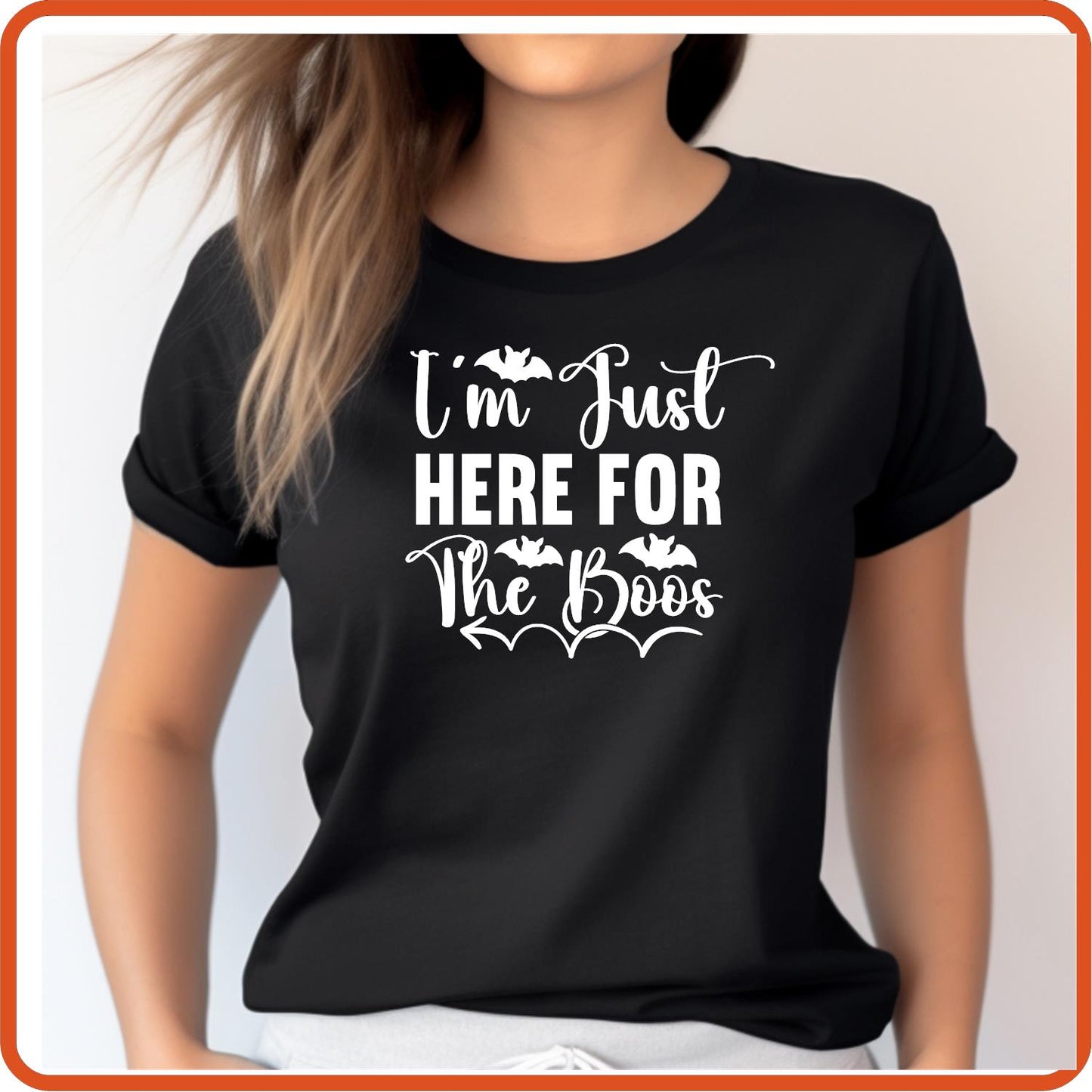 Halloween Graphic T-shirts | Halloween Shirt | SEC Apparel | I'm Just Here for the Boos