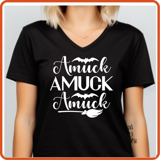 Halloween Graphic T-shirts | Halloween Shirt | SEC Apparel | Amuck Amuck Amuck