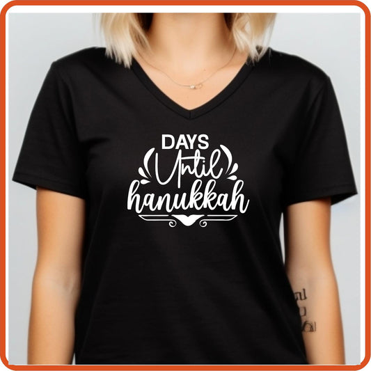 Hanukkah Graphic T-shirts | Hanukkah Shirts | SEC Apparel | Days Until Hanukkah