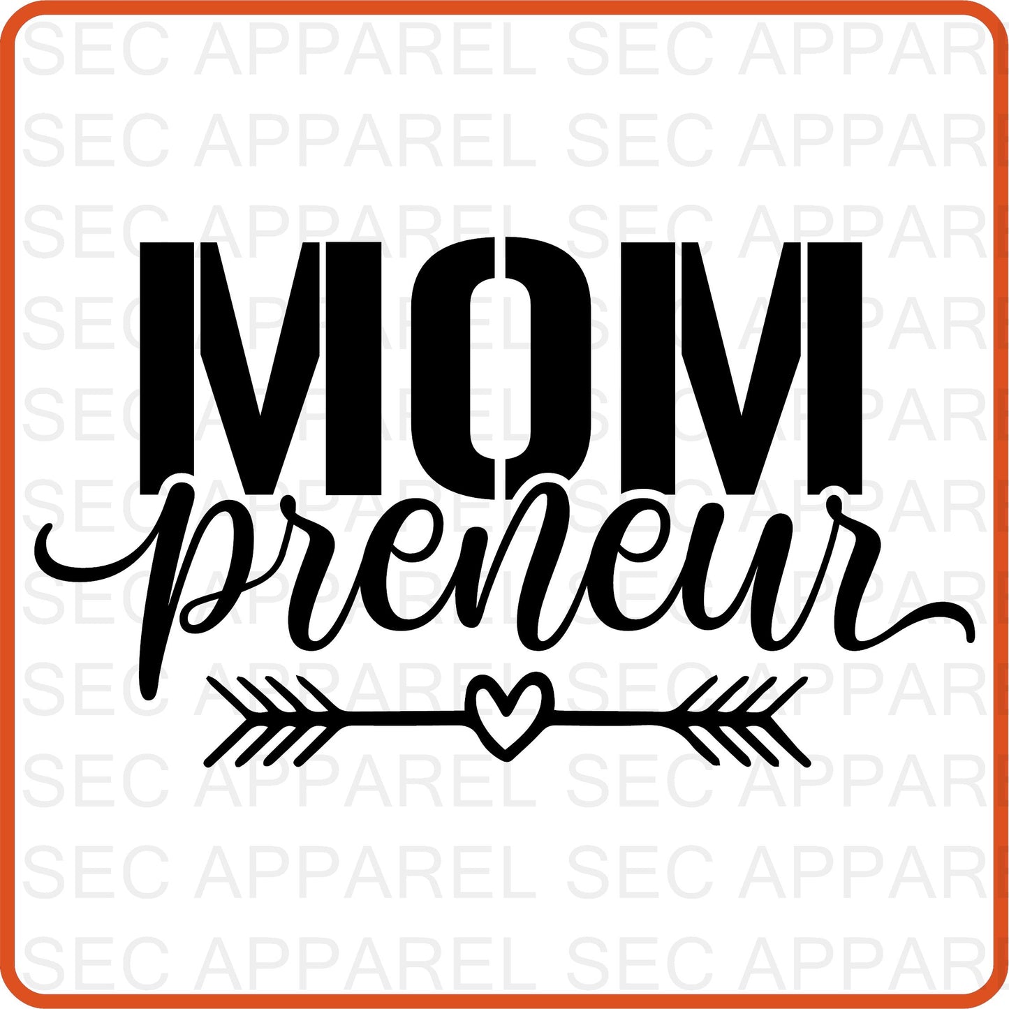 Mother's Day Iron On Decals Patches transfers vinyl  for shirts, clothing | SEC Apparel | Mompreneur