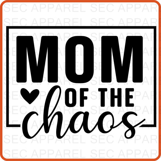 Mother's Day Iron On Decals Patches transfers vinyl  for shirts, clothing | SEC Apparel | Mom of the Chaos