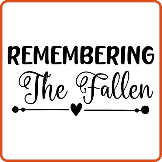 Memorial Day Iron On Decals Patches transfers vinyl  for shirts, clothing | Remembering the fallen