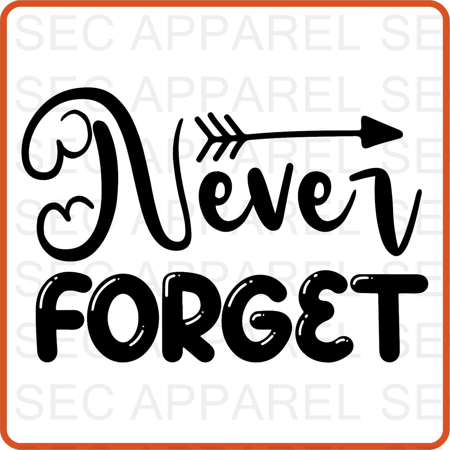 Memorial Day Iron On Decals Patches transfers vinyl  for shirts, clothing | Never Forget