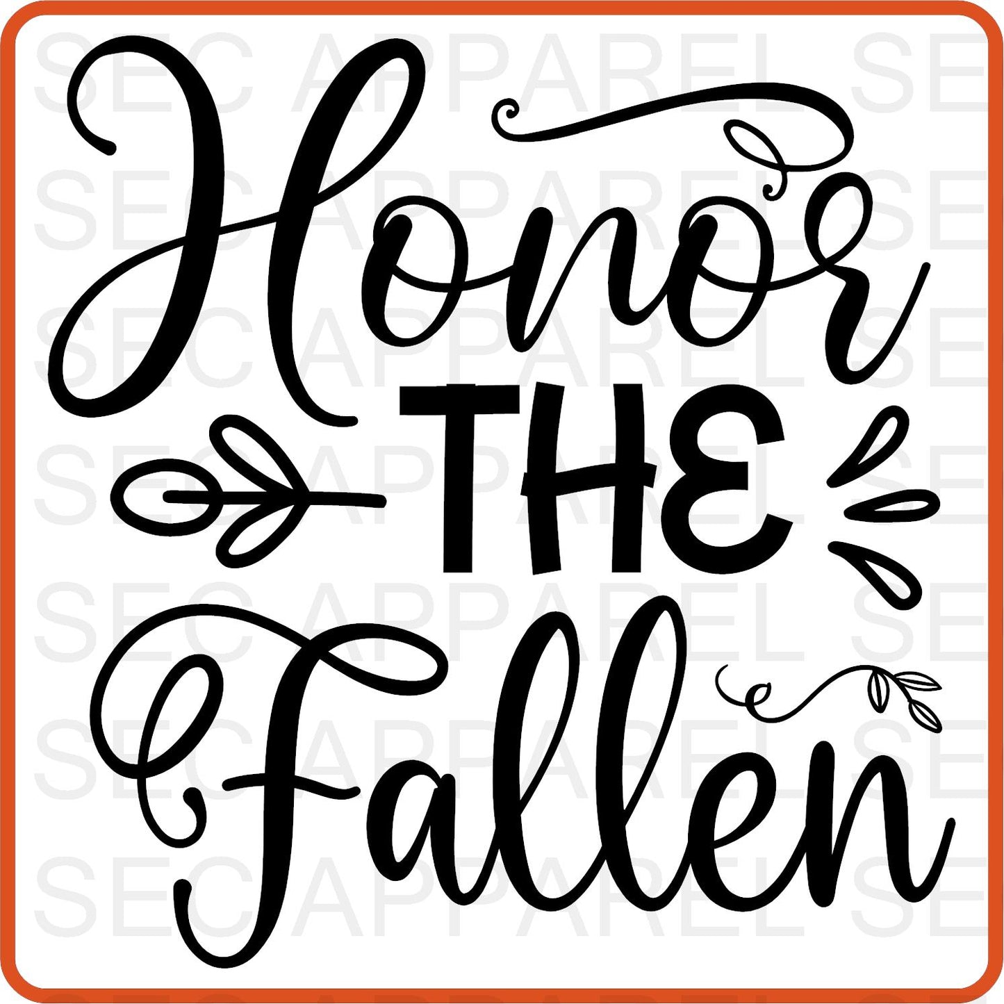 Memorial Day Iron On Decals Patches transfers vinyl  for shirts, clothing | Honor the Fallen