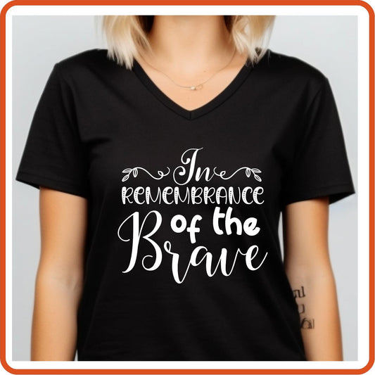 Memorial Day Graphic T Shirts| Unisex | SEC Apparel | In Remembrance of the Brave