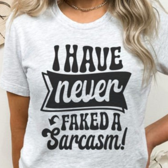 Faked a Sarcasm |Funny Tshirt | SEC Apparel