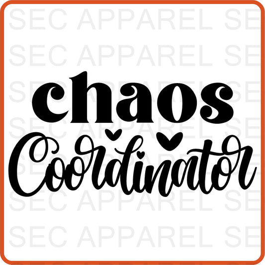 Teacher Iron On Decals Patches transfers vinyl  for shirts, clothing | Professional| Chaos Coordinator