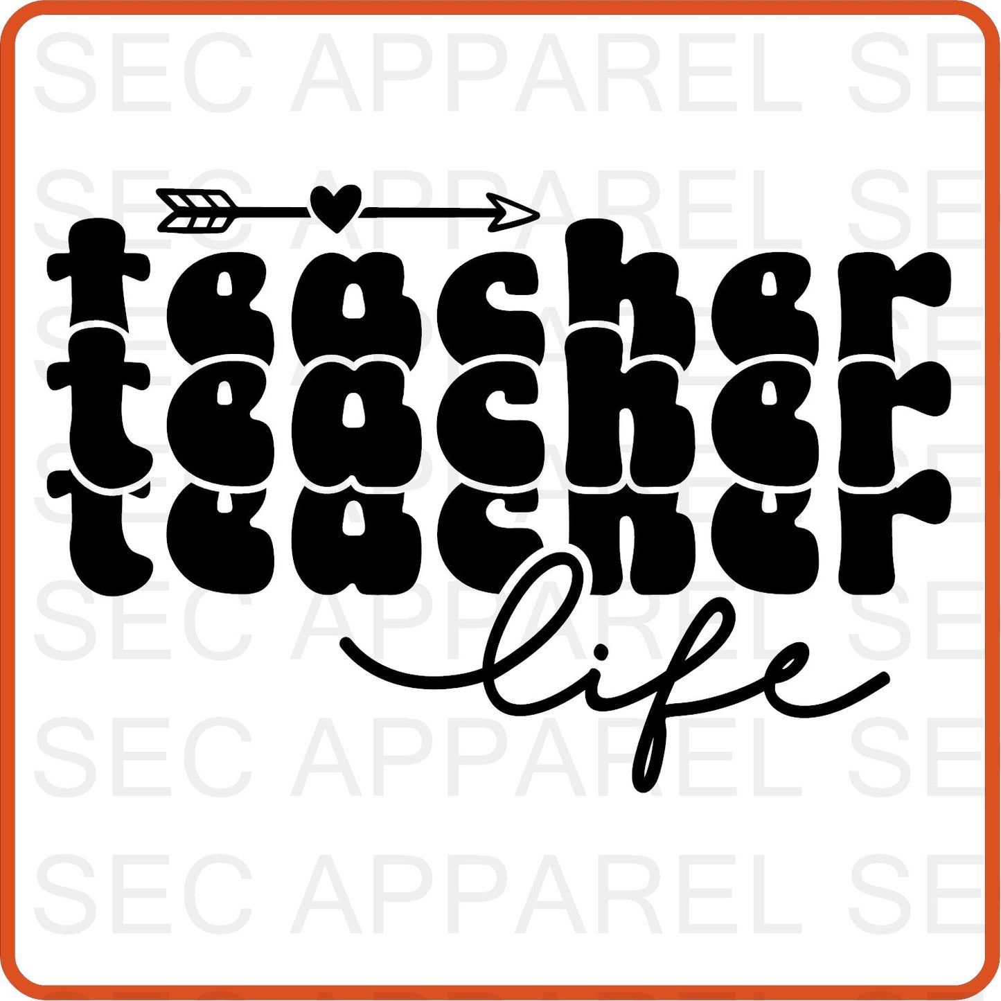 Teacher Iron On Decals Patches transfers vinyl  for shirts, clothing | Professional| Teacher Life