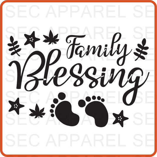 Thanksgiving Iron On Decals Patches transfers vinyl  for shirts, clothing | SEC Apparel | Family Blessing