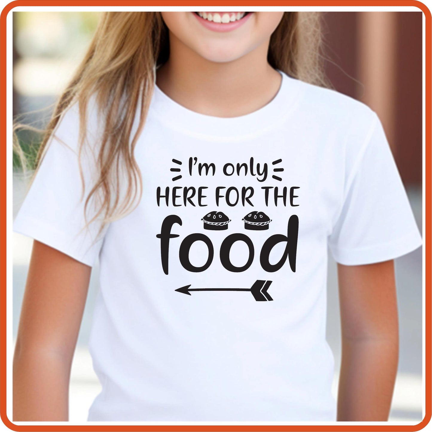 Thanksgiving Graphic T Shirts| Unisex | SEC Apparel | I'm Only Here for the food