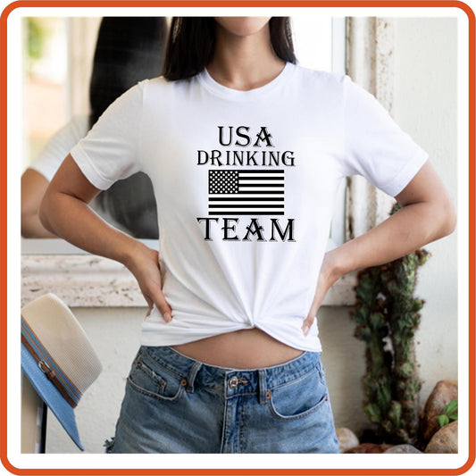 USA Drinking Team | 4th of July Shirts by SEC Apparel