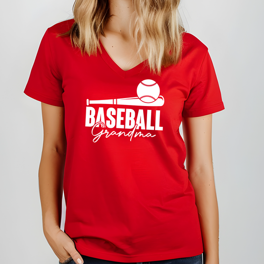 Baseball Grandma Shirt | Crew neck | V Neck| Sweatshirt | Hoodie | SEC Apparel