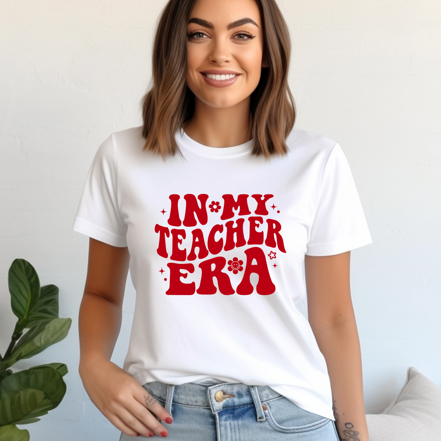 In My Teacher Era Shirt | Crew neck | V Neck| Sweatshirt | Hoodie