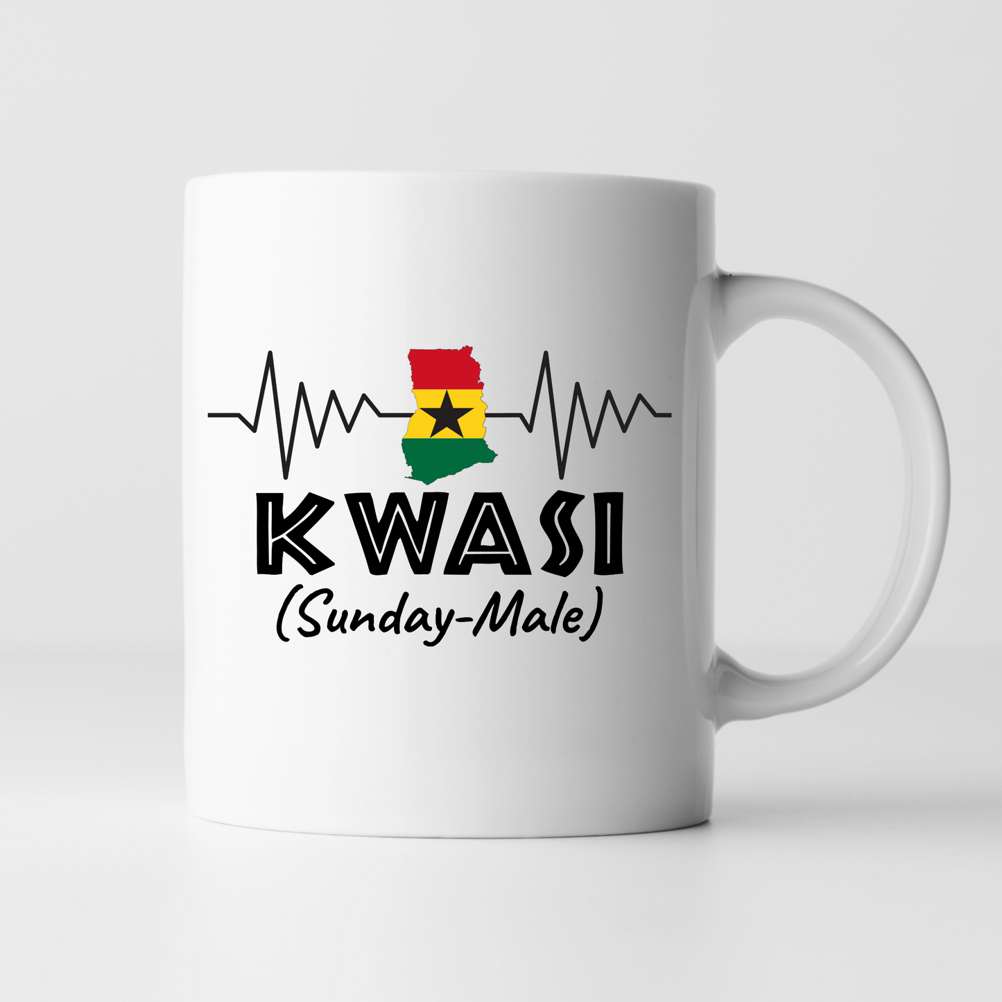 African Mugs -11oz Coffee Mug | Gifts | SEC Apparel | Ghana Name - Kwasi