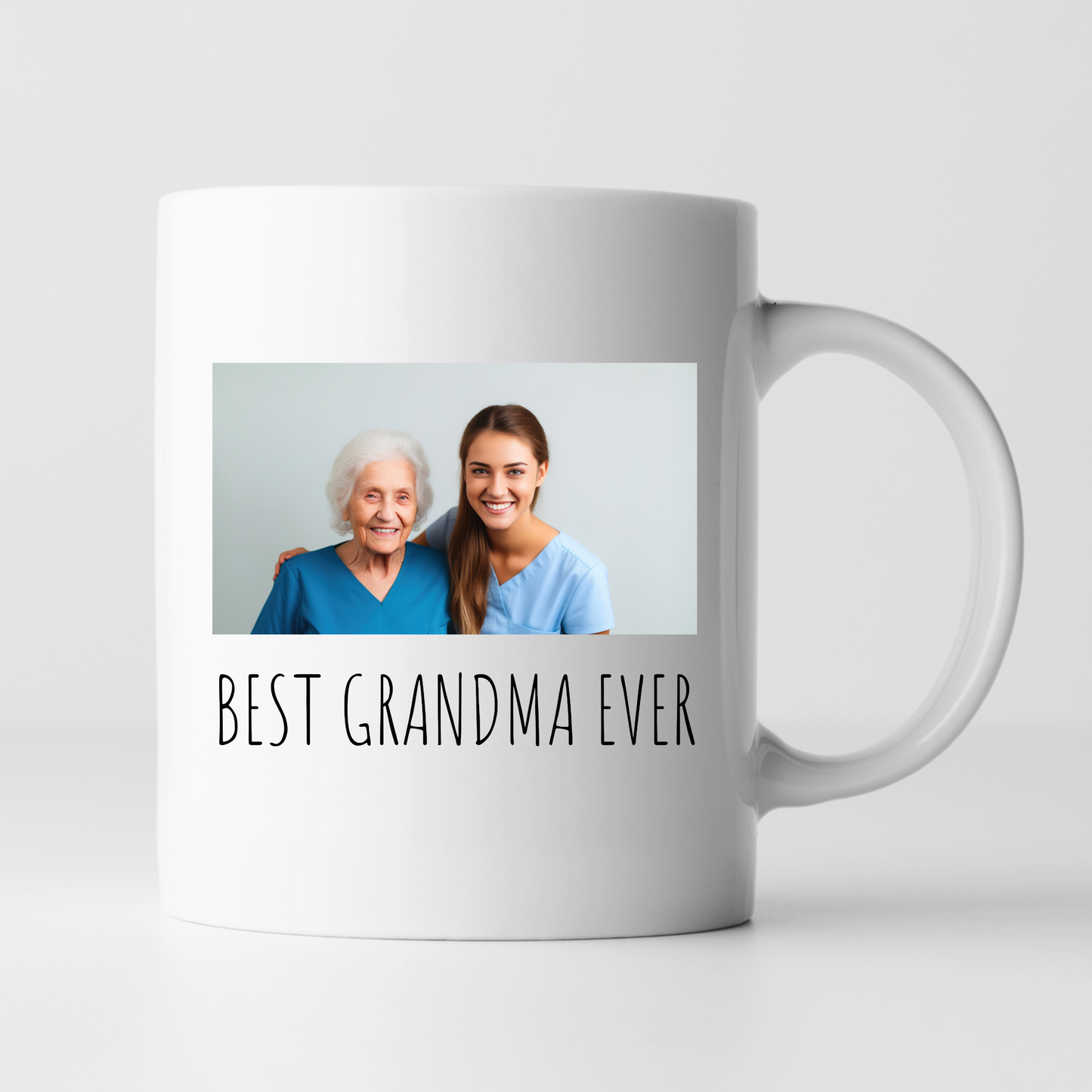 Custom Grandma Mothers Day Mug Personalized  With Picture Photo 11oz Cups Gifts by SEC Apparel