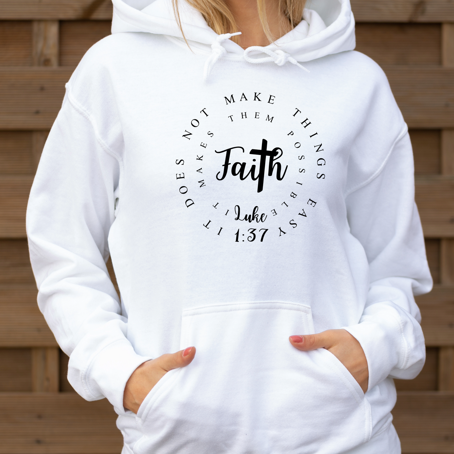 Religious Sweatshirt Hoodie | Unisex | SEC Apparel | Faith