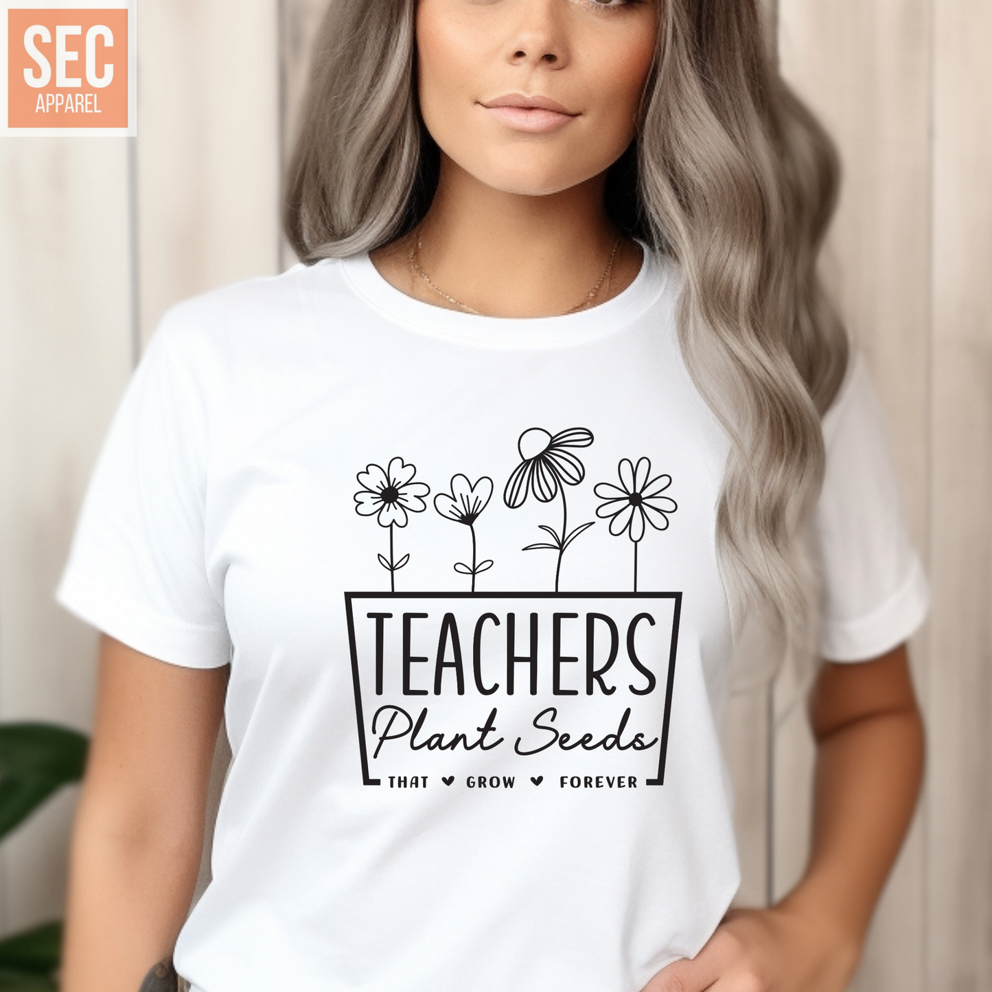 Teachers Plant Seeds | Graphic T Shirts| Unisex | SEC Apparel