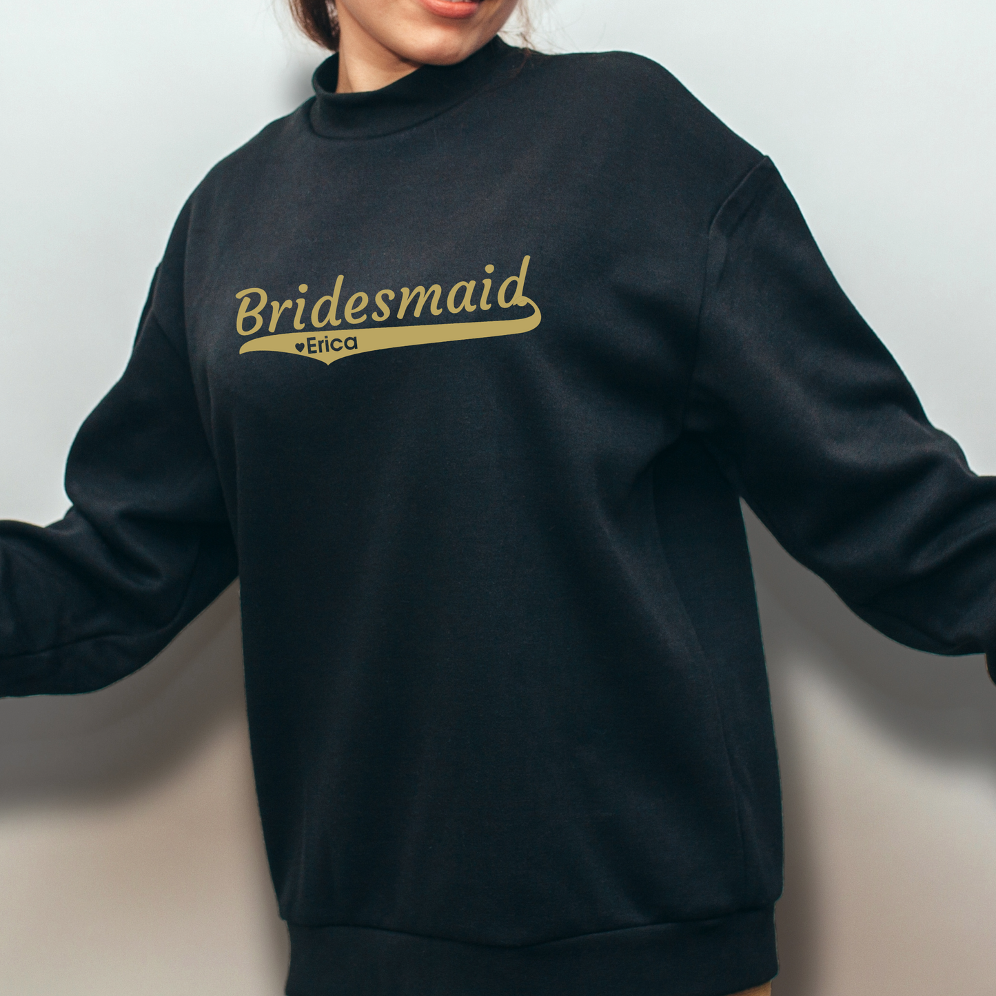 Personalized Bridesmaid Shirt | Crew neck | V Neck| Sweatshirt | Hoodie